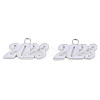 Alloy Enamel Pendants PALLOY-N160-85-S-2