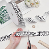 50 Yards Zebra Print Polyester Ribbon OCOR-PH0006-3