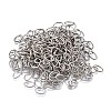Tarnish Resistant 304 Stainless Steel Open Jump Rings STAS-F250-11P-N-1