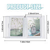 3 Inch PVC Mini Heart Hollow Photocard Holder Book AJEW-WH0038-65P-01-2