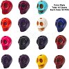 Halloween Theme Dyed Synthetic Turquoise Bead Strands G-GA0001-04-3