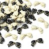 40Pcs 2 Colors Opaque Acrylic Beads SACR-CJ0001-91-8