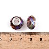 Transparent Glass European Beads GPDL-N004-D14mm-A08-3