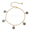Alloy Enamel Charm Bracelets BJEW-JB13169-01-2
