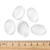 Transparent Glass Cabochons GGLA-R022-25x18-5