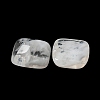 Watermelon Stone Glass Cabochons G-G075-08-2
