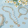 6Pcs Brass Spring Gate Rings KK-SC0005-71-4