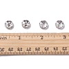 Iron Crystal Rhinestone Spacer Beads RB-A007-10MM-S-4