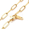 304 Stainless Steel Paperclip Chains Necklace NJEW-JN03593-01-2