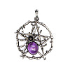 Natural Amethyst Pendants PW-WG75C21-05-1