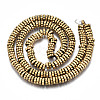 Electroplate Non-magnetic Synthetic Hematite Beads Strands X-G-T114-94G-2