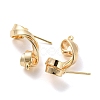 Brass Stud Earring Findings KK-K351-24G-2