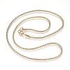 304 Stainless Steel Twisted Chain Necklaces NJEW-D285-22G-1