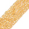 Electroplate Glass Beads Strands EGLA-A044-T2mm-B03-1