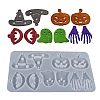 DIY Halloween Theme Pendant Silicone Molds DIY-I102-04-1