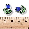 Transparent Glass Enamel Beads LAMP-C023-01B-4