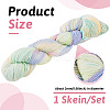 1 Skein Gradient Segment Dyed 80% Wool 20% Acrylic Blended Yarn OCOR-TA0003-02D-4