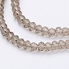Transparent Glass Beads Strands X-GLAA-R135-2mm-15-3