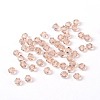 Faceted Bicone Imitation Crystallized Crystal Glass Beads X-G22QS162-5