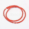 Opaque Glass Beads Strands LS-EGLA-J144-NB03-2