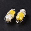 Translucent Plastic Pendants KY-L006-29B-4