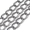 Oval Oxidation Aluminum Curb Chains CHA-G001-02P-1