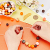 14 Style Food Grade Eco-Friendly Silicone Focal Beads SIL-GA0001-09-3