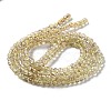 Spray Painted Crackle Glass Beads Strands CCG-Q002-4mm-05-5