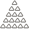 20Pcs Triangle Alloy Linking Rings FIND-CY0001-17B-1
