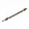 Men's Alloy Wheat Chain Bracelets BJEW-T014-09AB-2