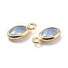 Eco-Friendly Brass with Glass Pendants X-KK-K268-01J-3