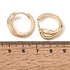 Brass Hoop Earrings for Women KK-CBA341B-12G-3