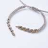 Polyester DIY Braided Bracelet Making MAK-K018-B13-2
