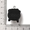 Opaque Resin Pendants RESI-K020-04G-2