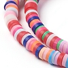 Handmade Polymer Clay Beads CLAY-R067-4.0mm-M1-2