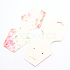 White Cardboard Necklace Display Cards DIY-WH0209-26-1
