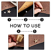 30 Sets 3 Style Zinc Alloy Garment Semi-Tublar Rivets FIND-AR0003-49-3
