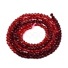 Transparent Glass Beads Strands GLAA-N074-01A-19-3