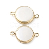 Shell Pearl Connector Charms PEAR-P004-56KCG-2
