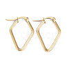 201 Stainless Steel Angular Hoop Earrings EJEW-I245-30F-1