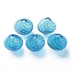 Transparent Handmade Blown Glass Globe Beads GLAA-T012-45-1