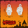 60Pcs Halloween Alloy Pendants FIND-UN0002-50P-3
