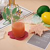 8Pcs 8 Styles Flower & Leaf DIY Cup Mat Silicone Molds DIY-FW0001-25-8