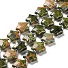 Natural Unakite Beads Strands G-NH0005-014-1