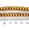 Electroplate Non-magnetic Synthetic Hematite Beads Strands X-G-J160-E-02-3