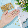 120 Sets 6 Styles Tibetan Style Alloy Toggle Clasps FIND-AR0005-77-3
