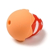 Easter Eggshell Food Grade Eco-Friendly Silicone Focal Beads SIL-Q022-06C-2