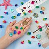 Spray Paint Cowrie Shell Beads DIY-SZ0007-38-2