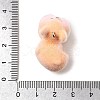 Flocking Opaque Resin Pendants RESI-G128-01B-3