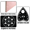 Pendulum Dowsing Divination Board Set DJEW-WH0324-001-4
